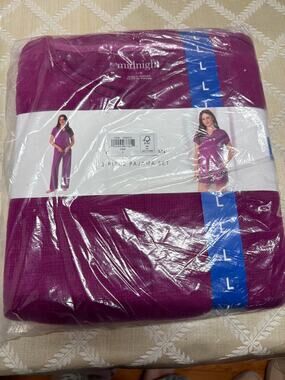 Midnight Carole 3-Piece Pajama Set - Pink (Size L) - New in Package B28